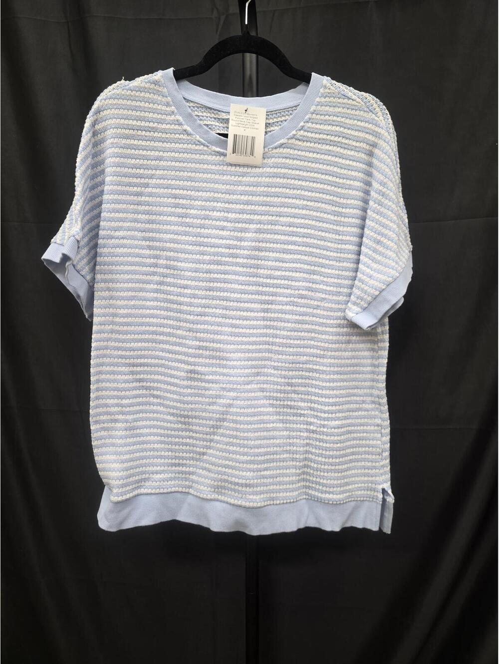 EVALESS Striped Knit Sweater Vest Tank Top Lightweight Summer Casual XL